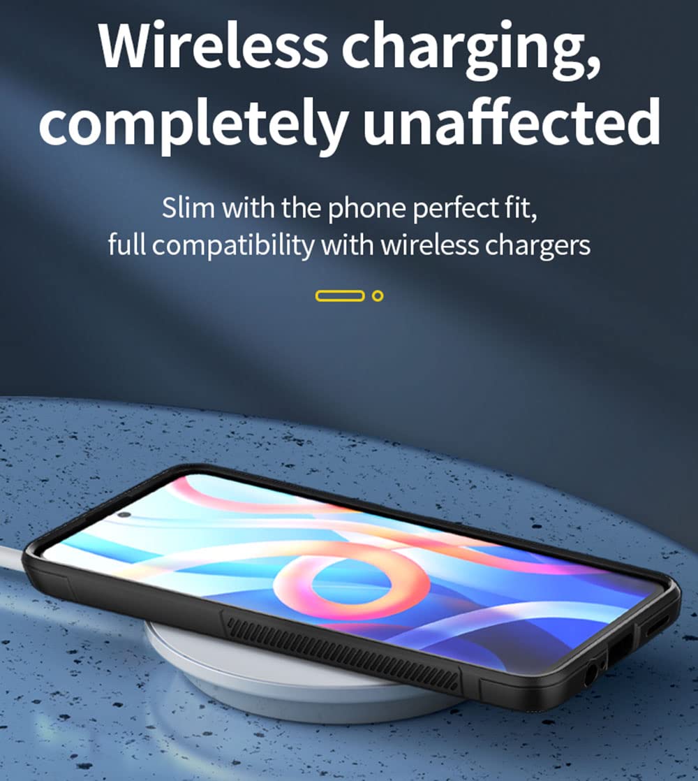 MAOGE Cover per Xiaomi Redmi Note 11 PRO+ 5G (Note 11 PRO Plus), [Design dell'airbag] Robusto Custodia Sottile Protettiva, Silicone Morbido + TPU Bumper Case Antiurto Cover - Azzurro