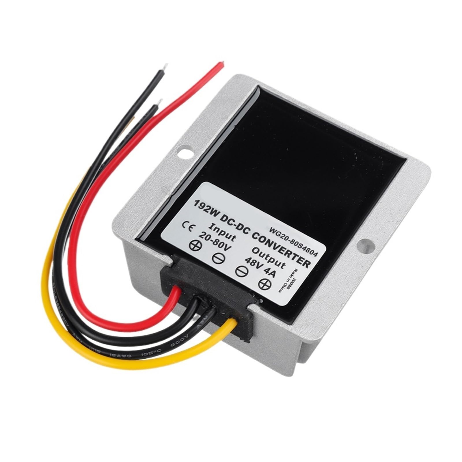 Régulateur de Tension Buck Boost, 24V 36V 48V 60V à ​​48V DC, abaisseur 20-80V à 48V 4A 192W