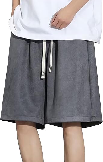 Cocila Work Shorts Men Solid Color Summer Thin Loose Large Casual Pantsmen'S Pants Lauf Short Herren Wei e Jeans Cargo Stretch Arbeitsshorts Sportkleidung 3/4 Hosen Fahrradhosen Style Bermuda
