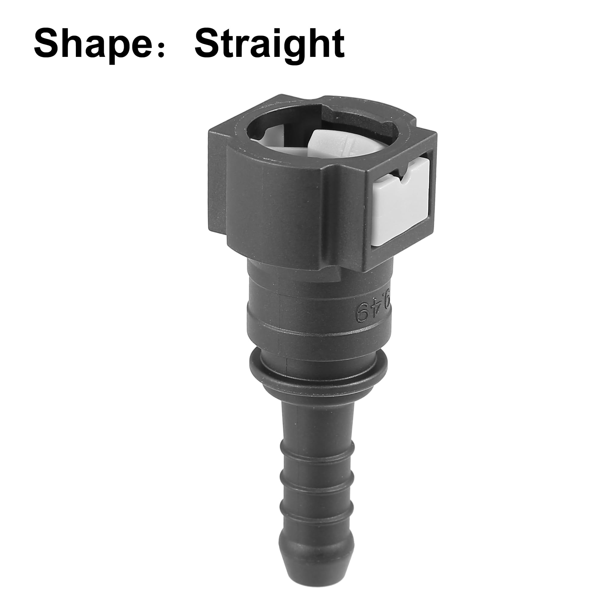 Connettori Rapidi Per Tubo Carburante 3/8 - 2 Pezzi, Diritti, In Nylon Nero, Universali - Foto 7