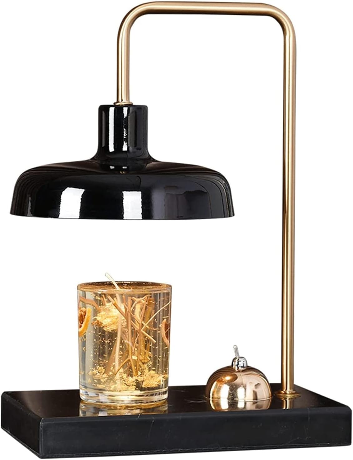 OLOTU Candle Warmer Lamp Melting Wax Lamp Metal Candle Lamp with Dimmable and Marble Base Candle Warmer Lamp Bedside Lamp Aromatherapy Home Decor Home Decoration