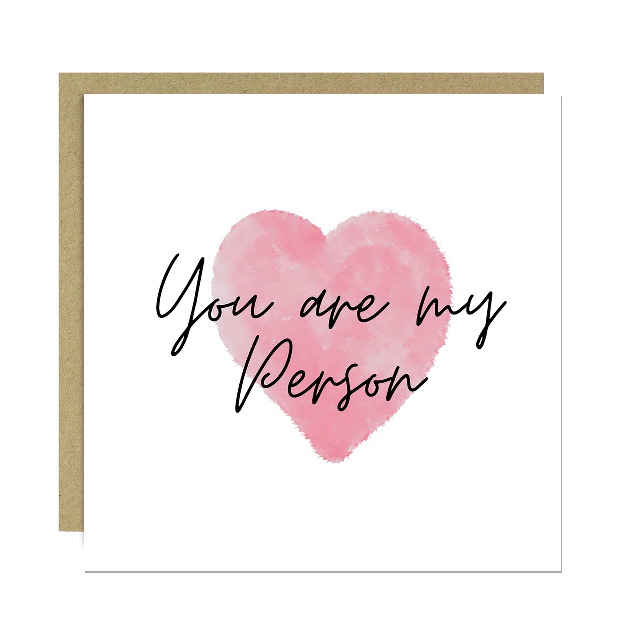 RED OCEAN Husband Valentines Card, Card For Boyfriend, You're My Person Card, Valentines Day Gift, Valentine's Card Boyfriend, Valentine's Day Card For Him, Husband Card, Wife Card