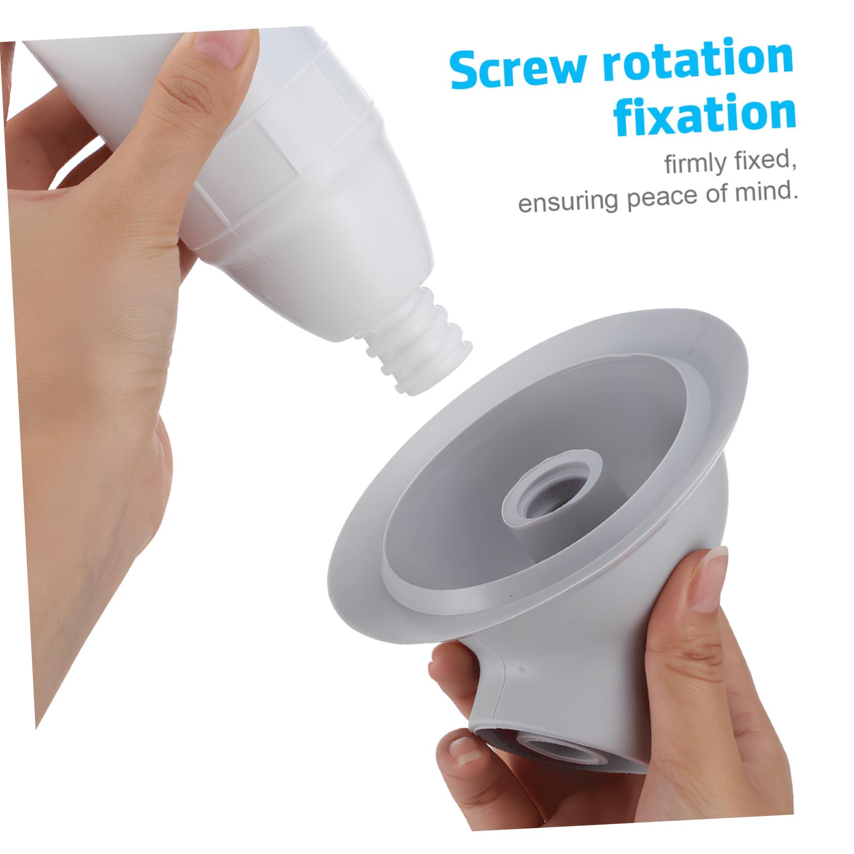 Angoily Sbloccatore WC ad Alta Pressione, Sturalavandini per Scarico Pavimento, Testina Curva, Struttura Robusta in Acciaio Inox e Pp, Bagno e Cucina