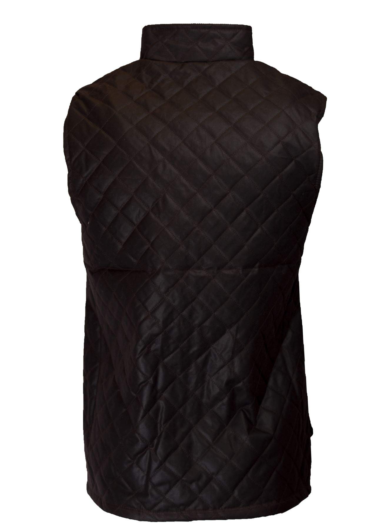 Walker and Hawkes - Lincoln - Chaleco Acolchado con Rombos encerados para Hombre