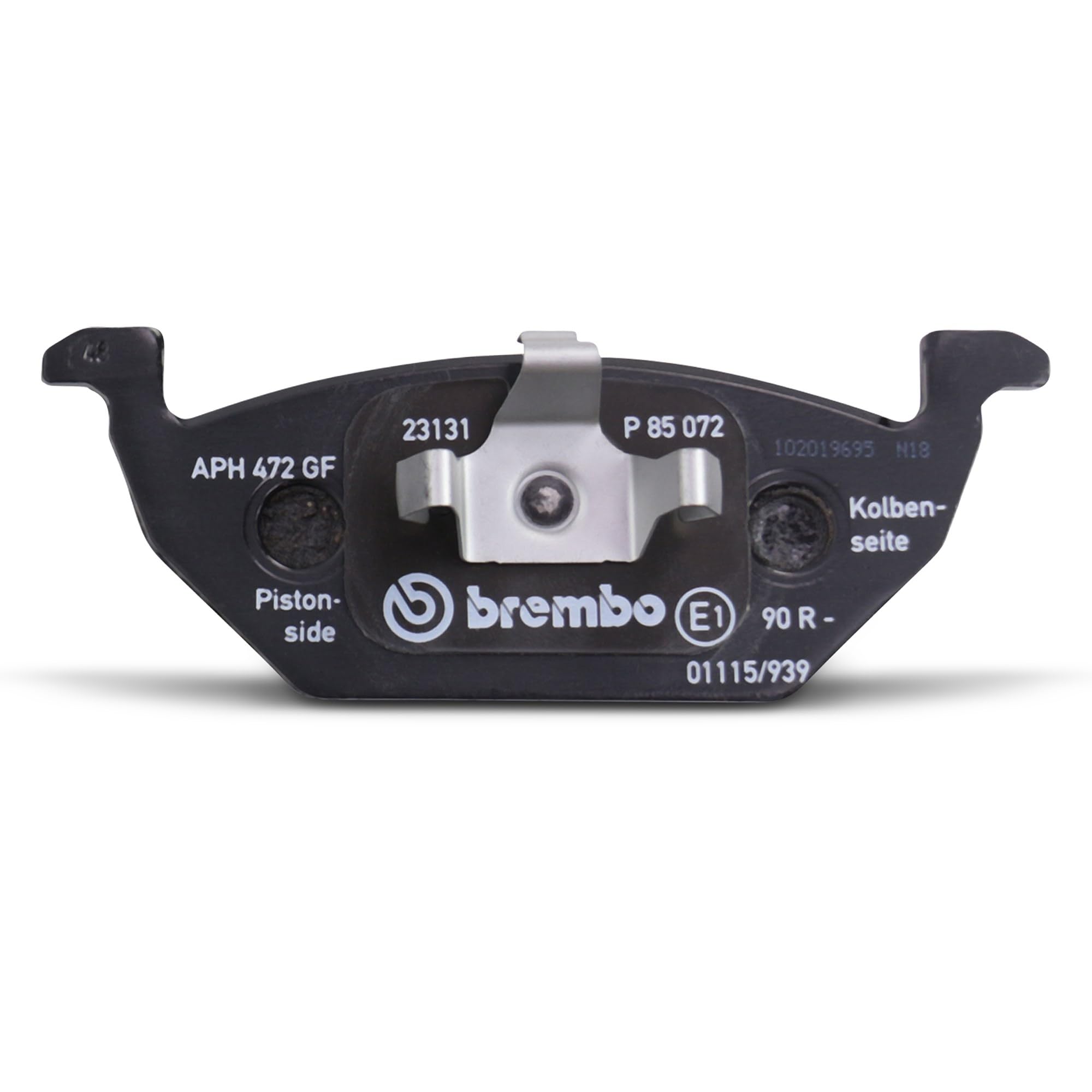 Brembo P85072 Plaquettes de Frein Avant, noir | Compatible avec: AUDI A2, A3, A3, A3 Cabriolet, A3 Sportback, SEAT ALTEA, ALTEA XL, IBIZA III, IBIZA IV, IBIZA IV SC