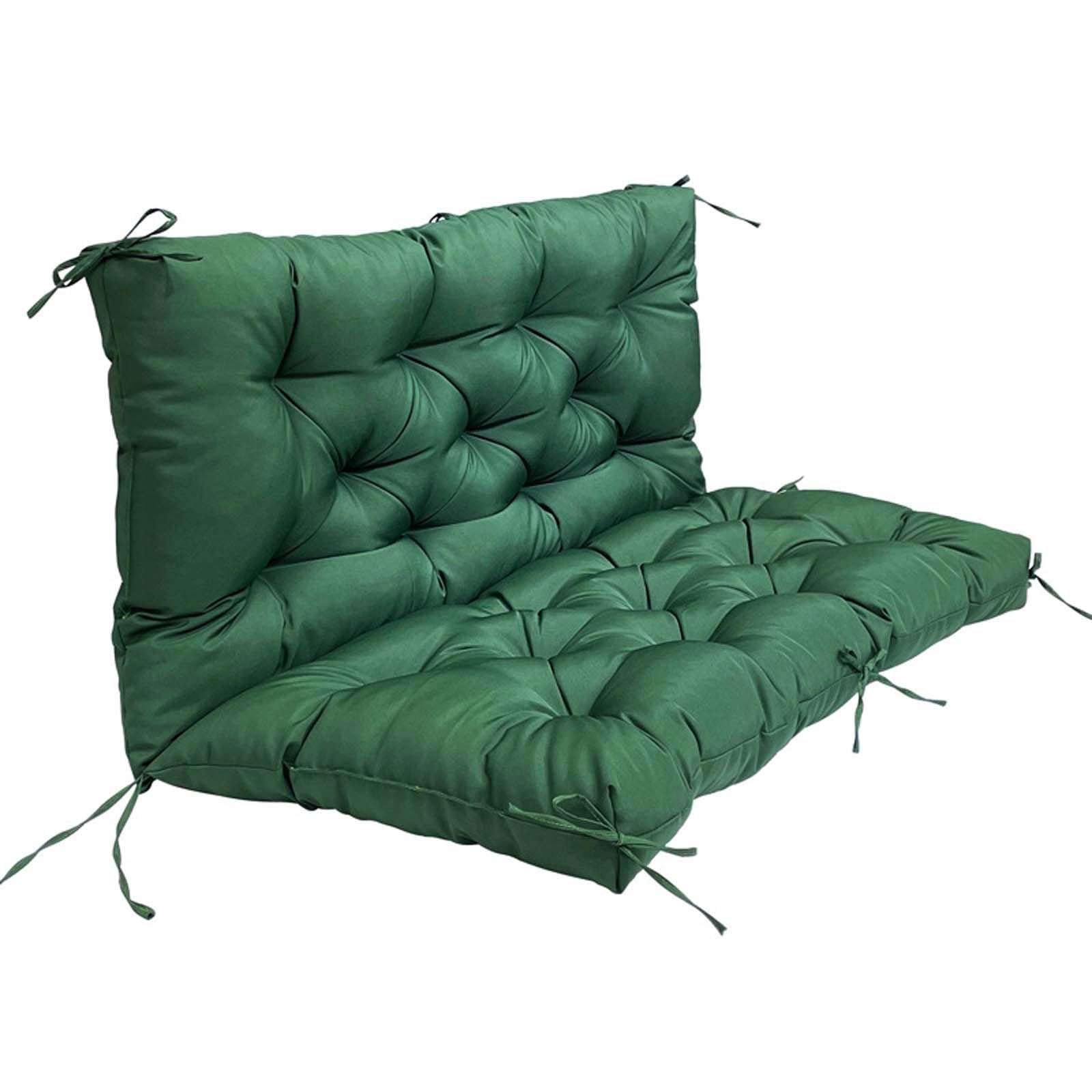 Outdoor Palettenkissen Set mit Befestigungskordeln. Waschbare Palettensofa Sitzkissen für Gartenmöbel. Indoor & Outdoor Palettenpolster für Europaletten erhältlich (