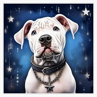 Dogo Argentino Puppy Sticker Decal Laptop Car Window Vinyl 5"