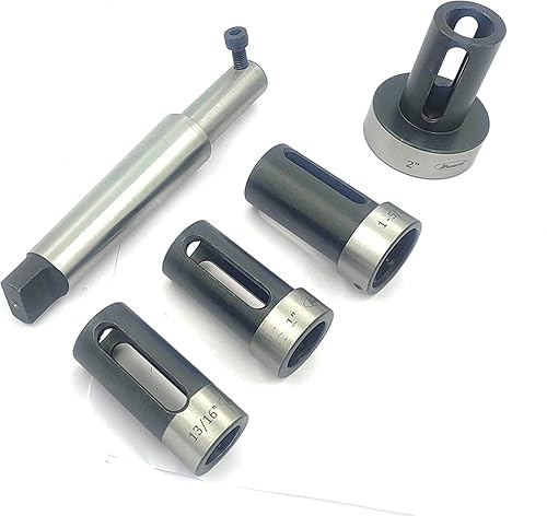 Juego de soportes de troqueles imperiales tipo flotante de 1316 pulgadas, 1 pulgada, 1-516 pulgadas, 2 pulgadas para roscar en torno (MT3)