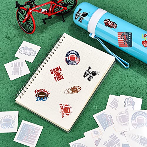 74 Pcs Volleyball Soccer Football Temporary Tattoos For Team Volleyball Team Gift Sports Waterproof Body Stickers Sport Tattoo For Fans Team Party Supplies, 9 Styles #TOP2