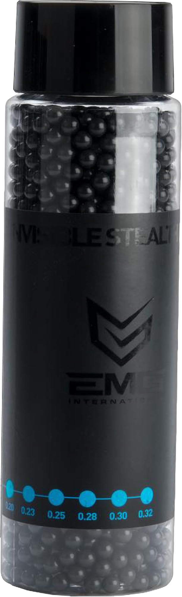 Evike Airsoft - EMG Invisible Match Grade Stealth 6mm Airsoft BBS - 2000 Rounds (Weight: 0.30g)