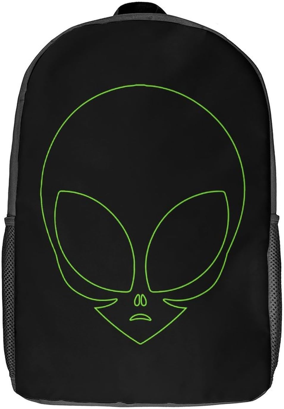 Alien Head 17 Inch Travel Backpack Laptop Dayback Large Capacity Shoulders Back for Men Women