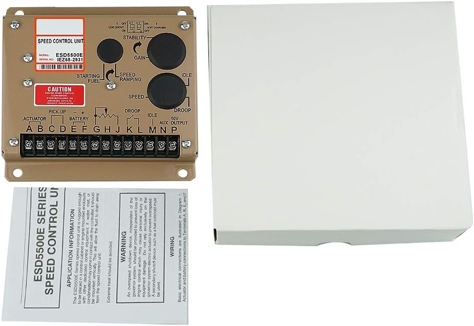 Generator Speed Governor with Start-up Fuel Control Stable and Durable