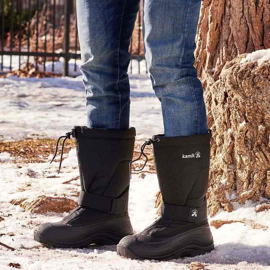 Kamik GREENBAY4, Herren Schneestiefel, Schwarz (Black BLK), 46 EU (12 UK)
