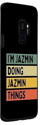 Miniatura 3 de Galaxy S9 I'm Jazmin Doing Jazmin Things Funny Personalized Quote Case
