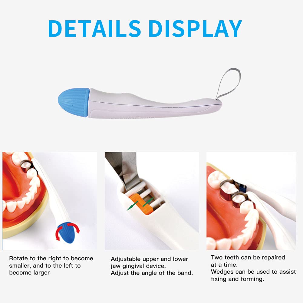Dental Matrix Band, 50pcs Momar Restoration Matrix-Profecto Sectional Matrix Ring System Adjust (6MM-Standard)
