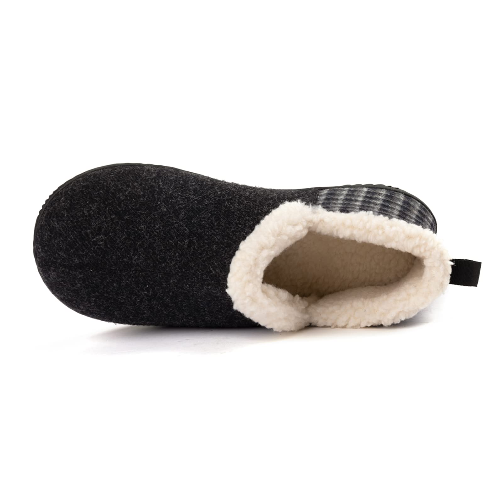 ULTRAIDEAS Pantuflas acogedoras de espuma viscoelástica para mujer con forro polar cálido, mezcla de algodón similar a la lana, suela de goma antideslizante para interiores y exteriores