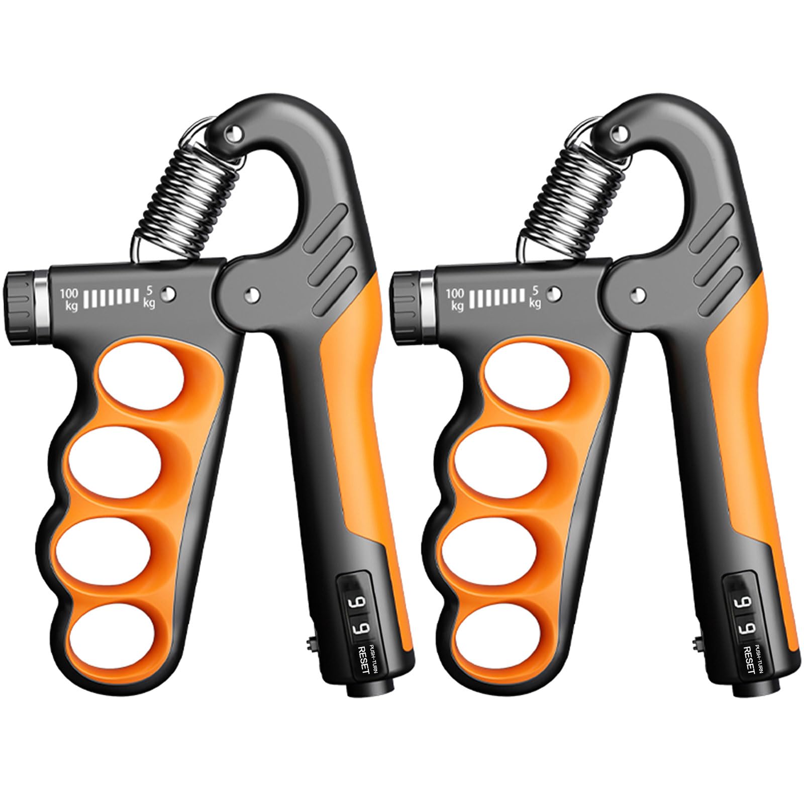 Hand Grips Strengthener, Grip Strengthener, Grip Strength Trainer (2 Pack)