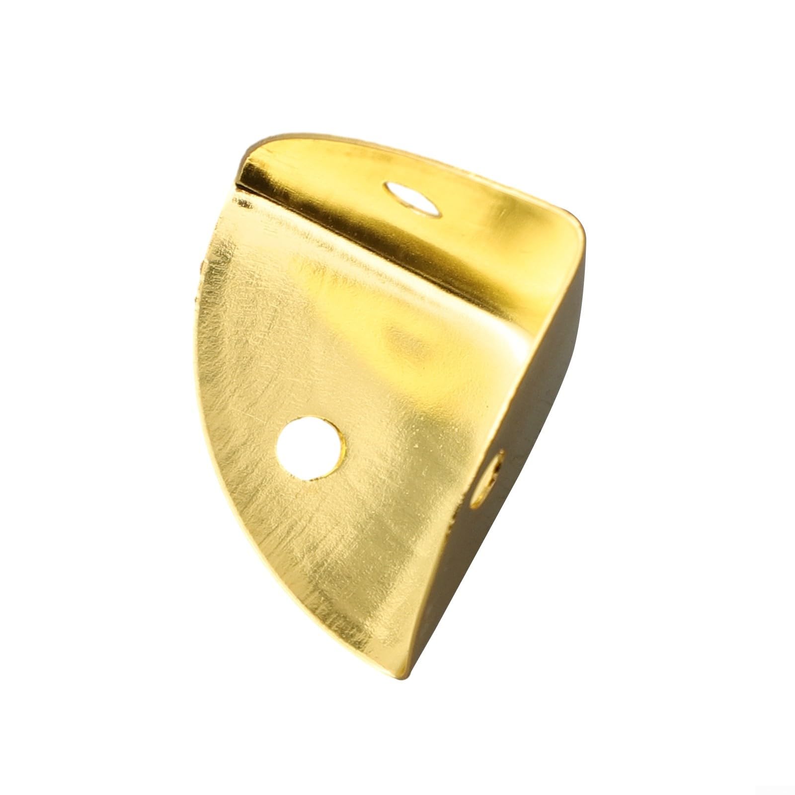 Set di 12 angoli in ferro vintage, accessori protettivi per scatole di legno (oro)