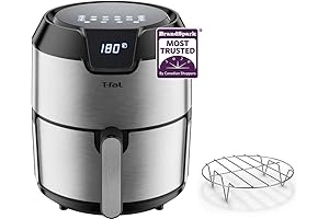 T-Fal Easy Fry Air Fryer 4.4 Quart XXL, Black