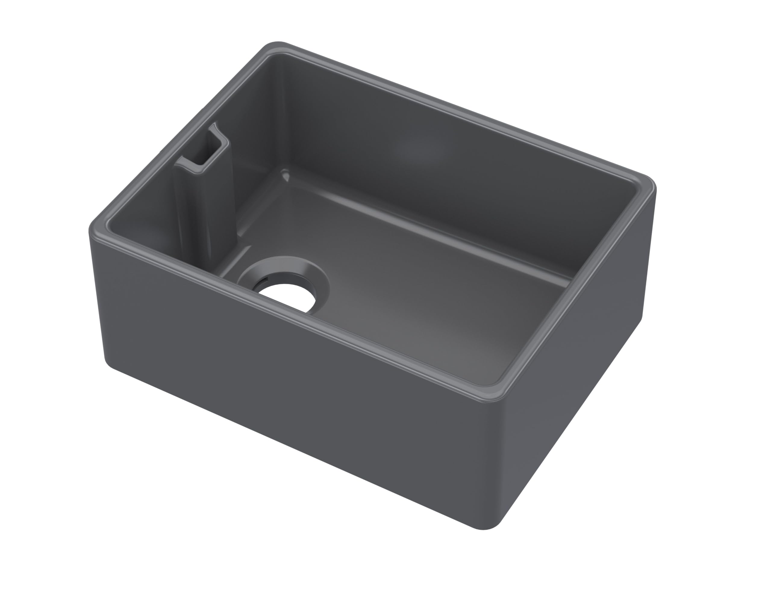 Balterley 1 Bowl Belfast Kitchen Sink 595 x 455 x 254mm Soft Black