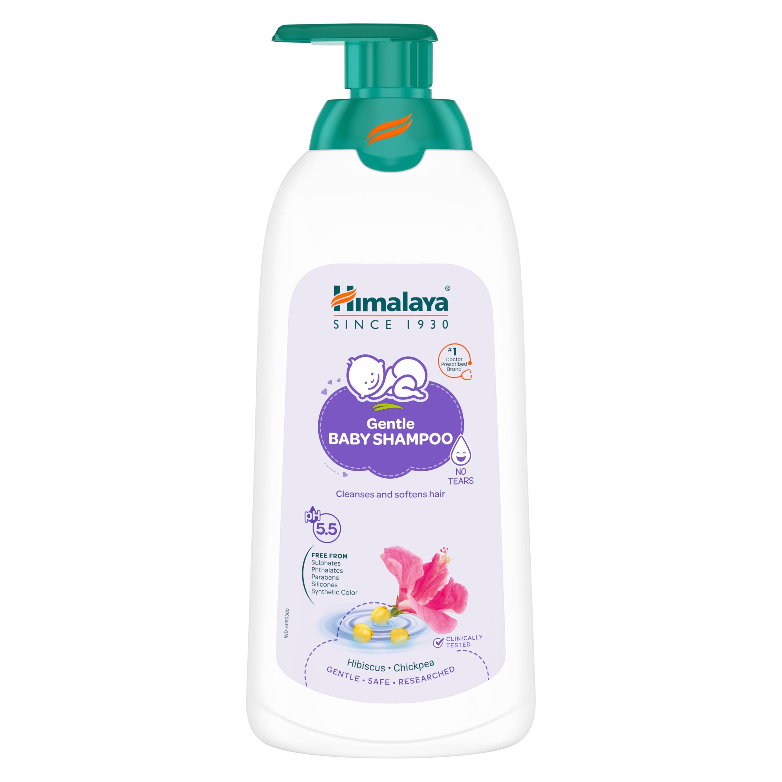 Himalaya Gentle Baby Shampoo 600ml | No Tears formula | Cleanses, softens and nourishes baby's hair