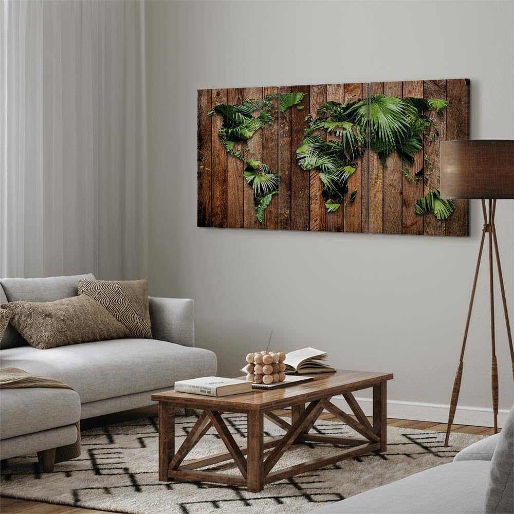 murando - Grand Tableau Décoration Murale Chambre, Cartes Nature, 180x90 cm