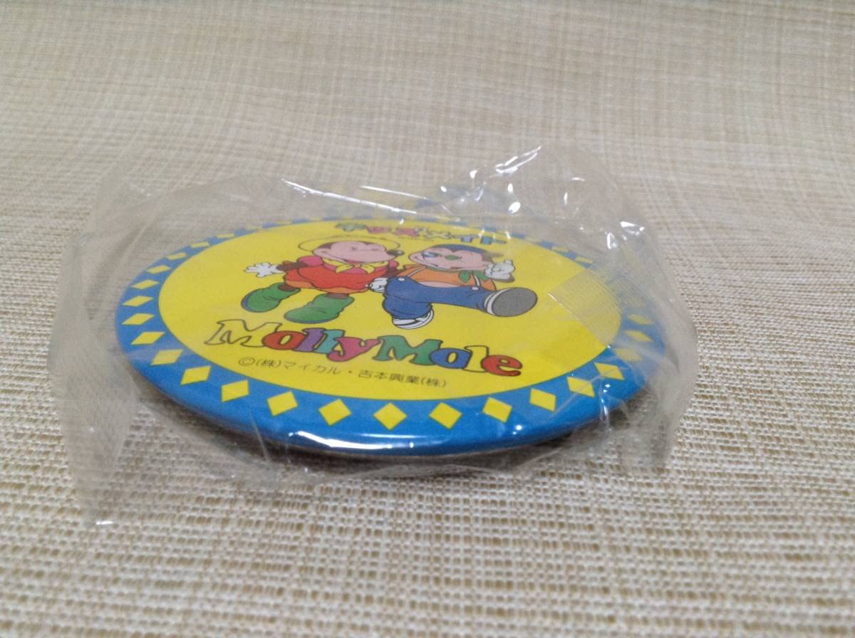 Amazon.co.jp: MollyMole 缶バッジ キッズメイト マイカル 吉本