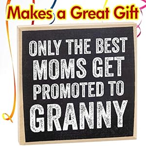 Onlythebestmomsgetpromotedgrannygrandparentsgiftsrusticwoodensignlittlesignswithsayingshomedecorgiftforgrandmagrammygiftforgrandparentsdaygiftsforgrandparents Urban Country Home Decor Only the best moms get promoted granny grandparents gifts rustic wooden sign little signs with sayings home decor gift for grandma grammy gift for grandparents day gifts for grandparents urban country home decor