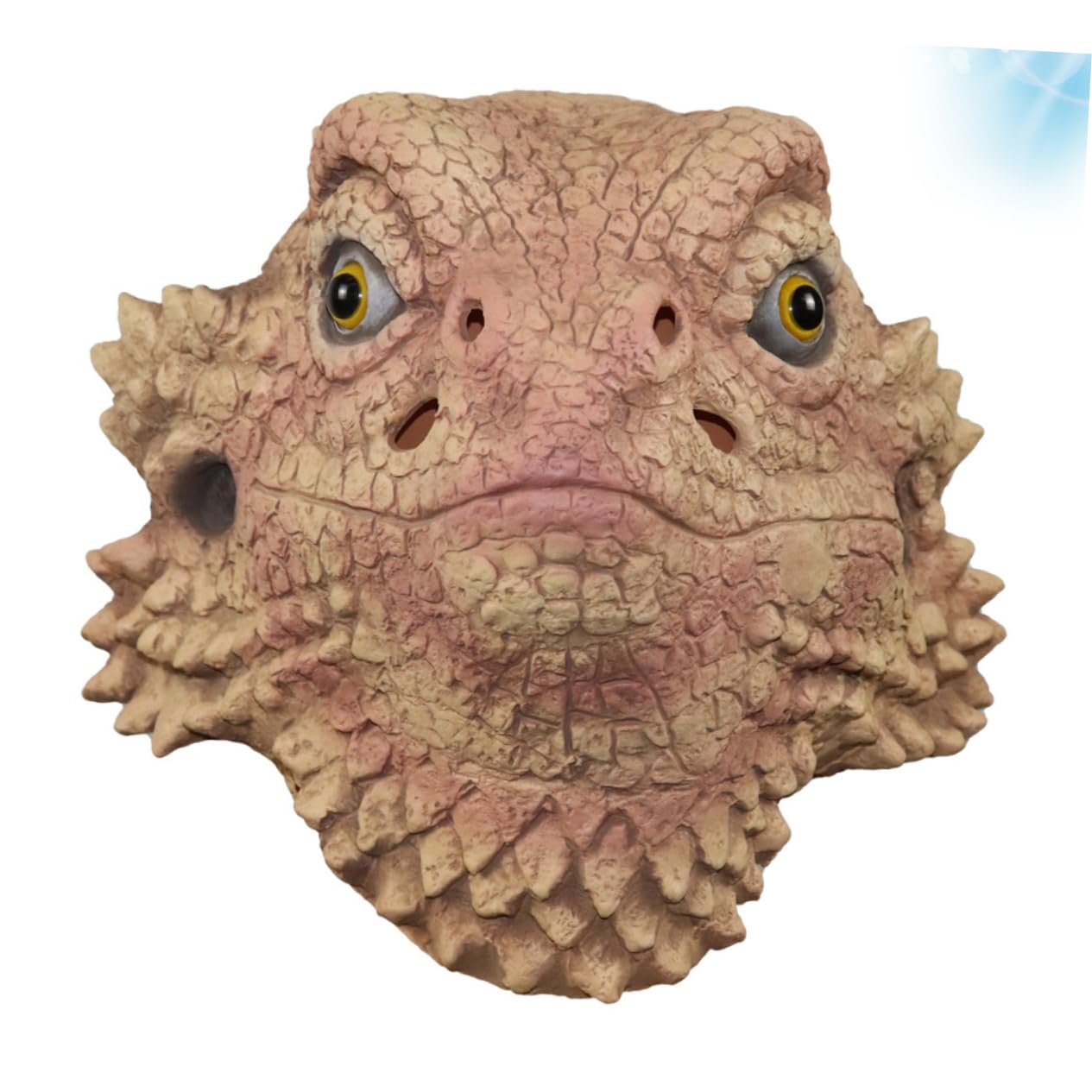 ibasenice 2pezzi Maschera Lizard Headgear Animale Per Halloween Feste e Performance Accessorio Divertente Per Adulti