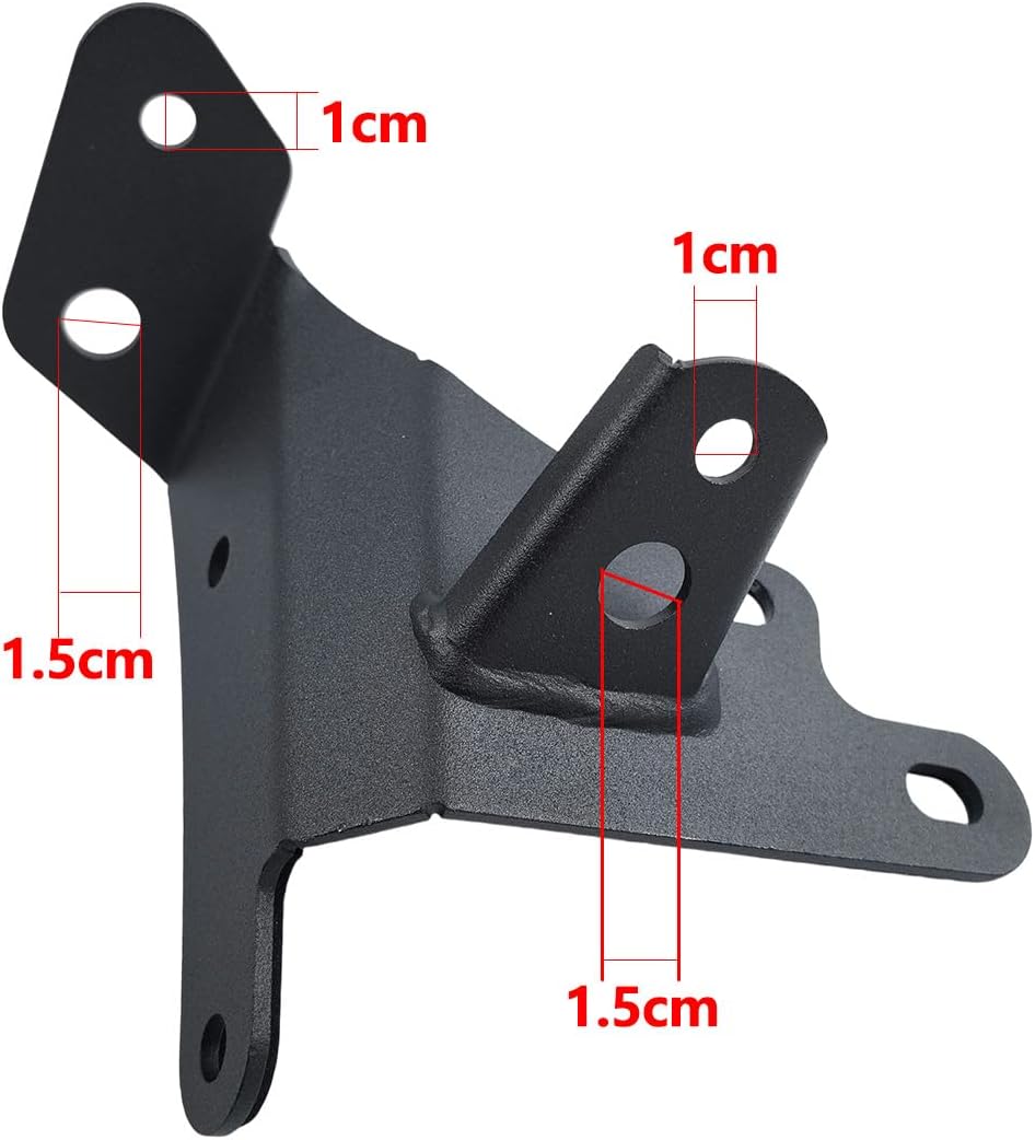 2Pcs Lower Windshield Hinge Mounting Brackets Dual A-Pillar LED Fog Light Offroad Work Light bar Pods for 2007 2008 2009 2010 2011 2012 2013 2014 2015 2016 2017 Wrangler JK