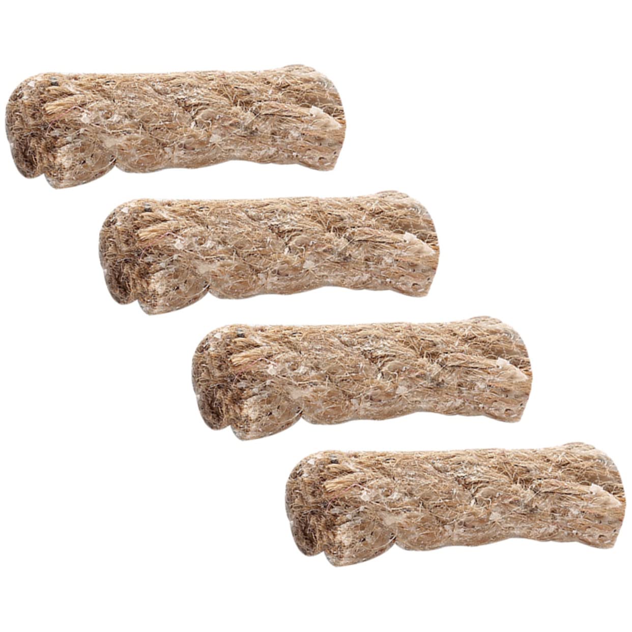 Gogogmee 4pcs Camping Fire Starter Ropes for Campfires Fire Pits Emergency Ropes for Outdoor Use