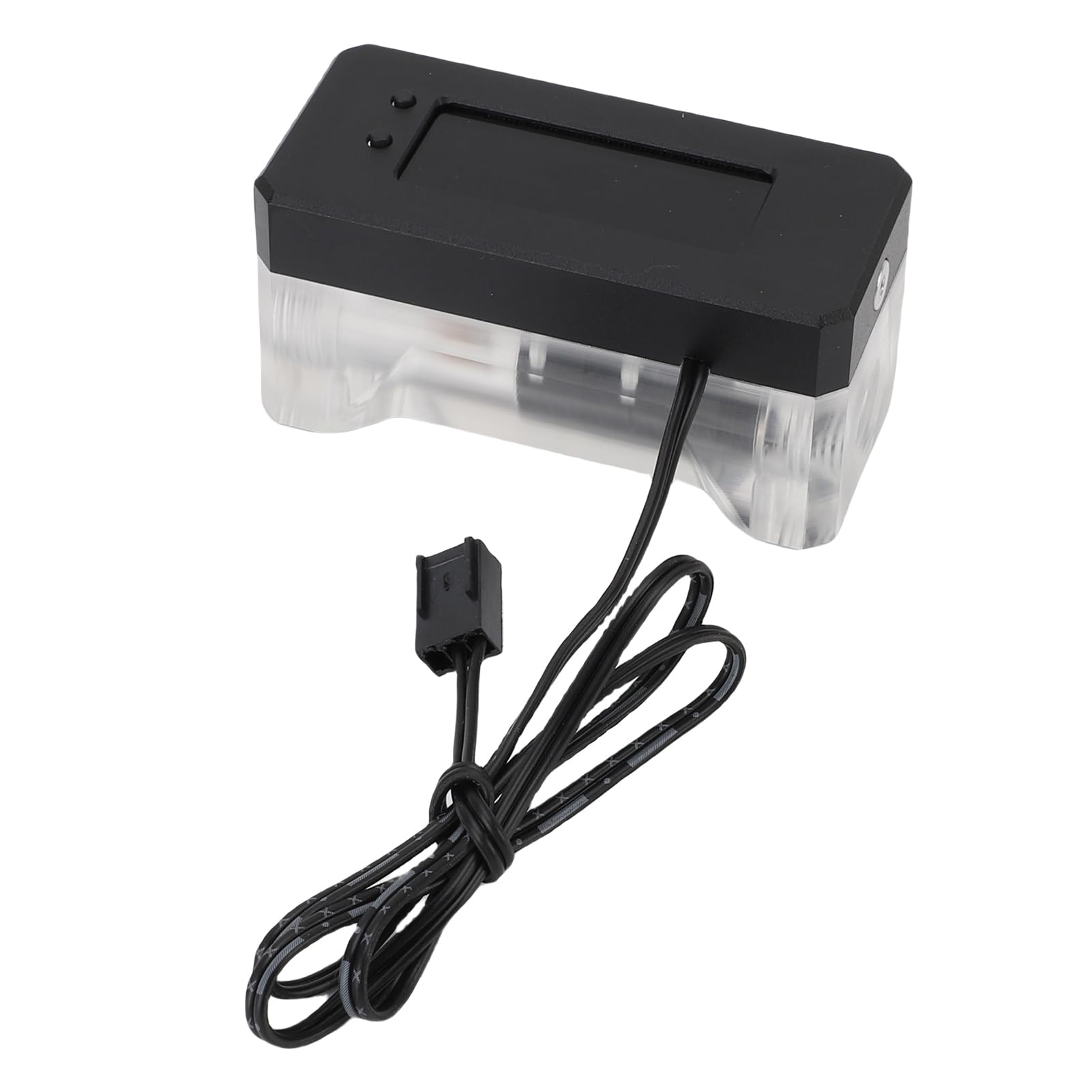 Misuratore di Portata per Raffreddamento Ad Acqua, Kit di Raffreddamento Ad Acqua per PC 12V 24V 3 Pin, Indicatore di Flusso del Liquido di con Allarme per Alta Temperatura e Basso Numero di