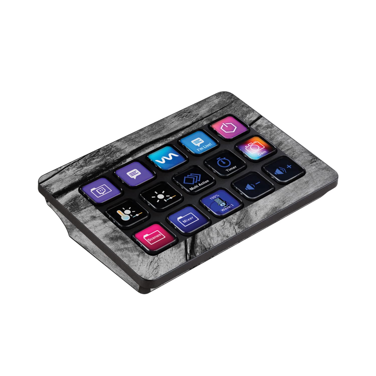 MightySkins Skin Elgato Stream Deck XL 対応 - フルーツウォーター | 保護性、耐久性、ユニ  MightySkins MightySkins カーボンファイバースキン Elgato Stream Deck + 対応 - ステッチドラゴン | 保護性、