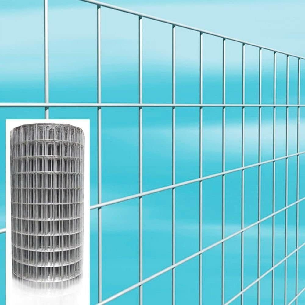 Rete Plastificata Verde Rete Elettrosaldata Zincata Per Recinzioni 25m - Verde 175cm Per Giardino, Orto E Cantieri Rete Per Recinzione H 200 - Foto 8