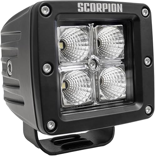 Miniatura 2 de Scorpion KU09142BK Alpha Pod - Luces LED con kit de montaje en superficie y empotrado
