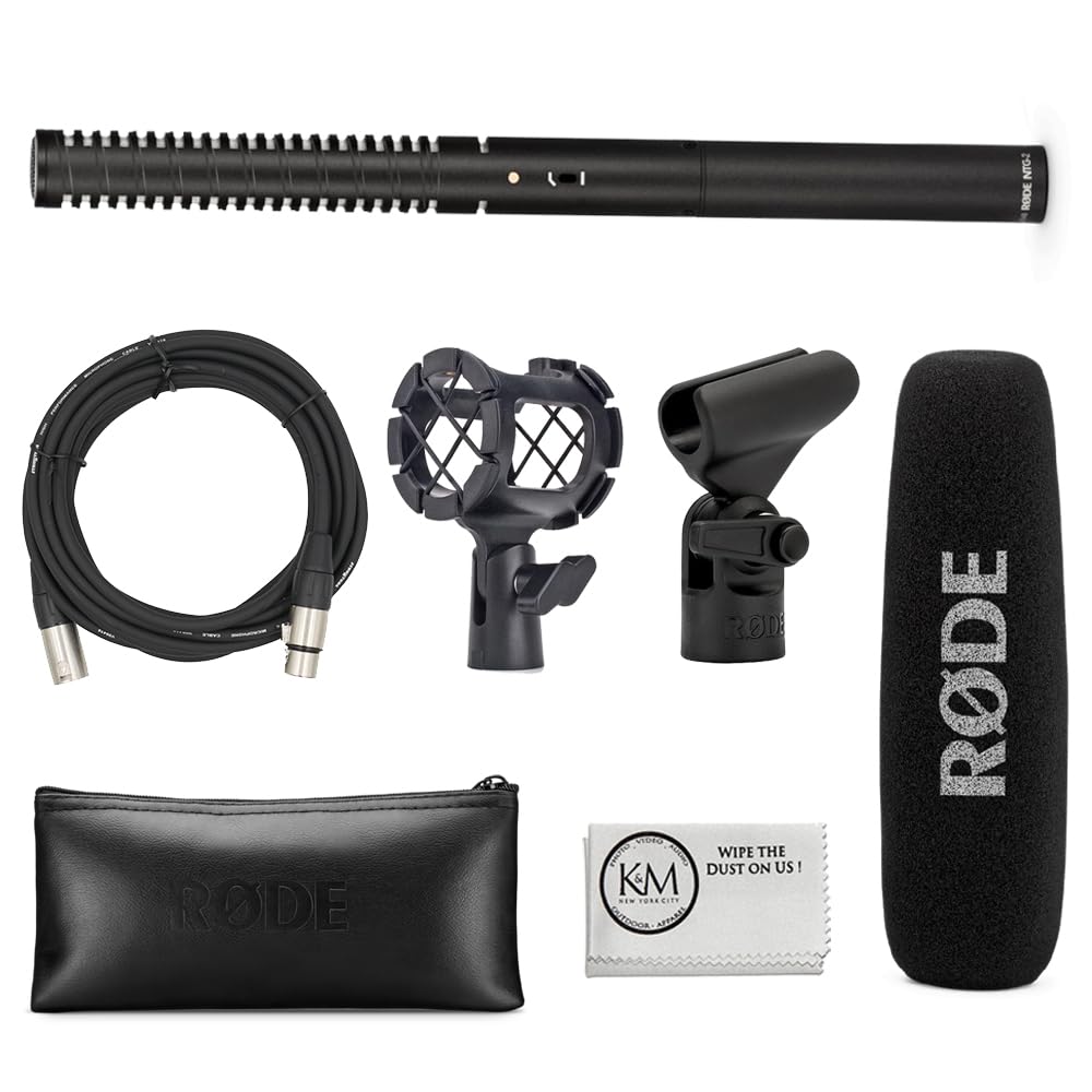 Amazon.com: Rode NTG2 Condenser Shotgun Microphone Bundled with