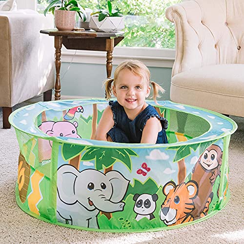 image for Sunny Days Entertainment Zoo Adventure Ball Pit with Play Balls – In