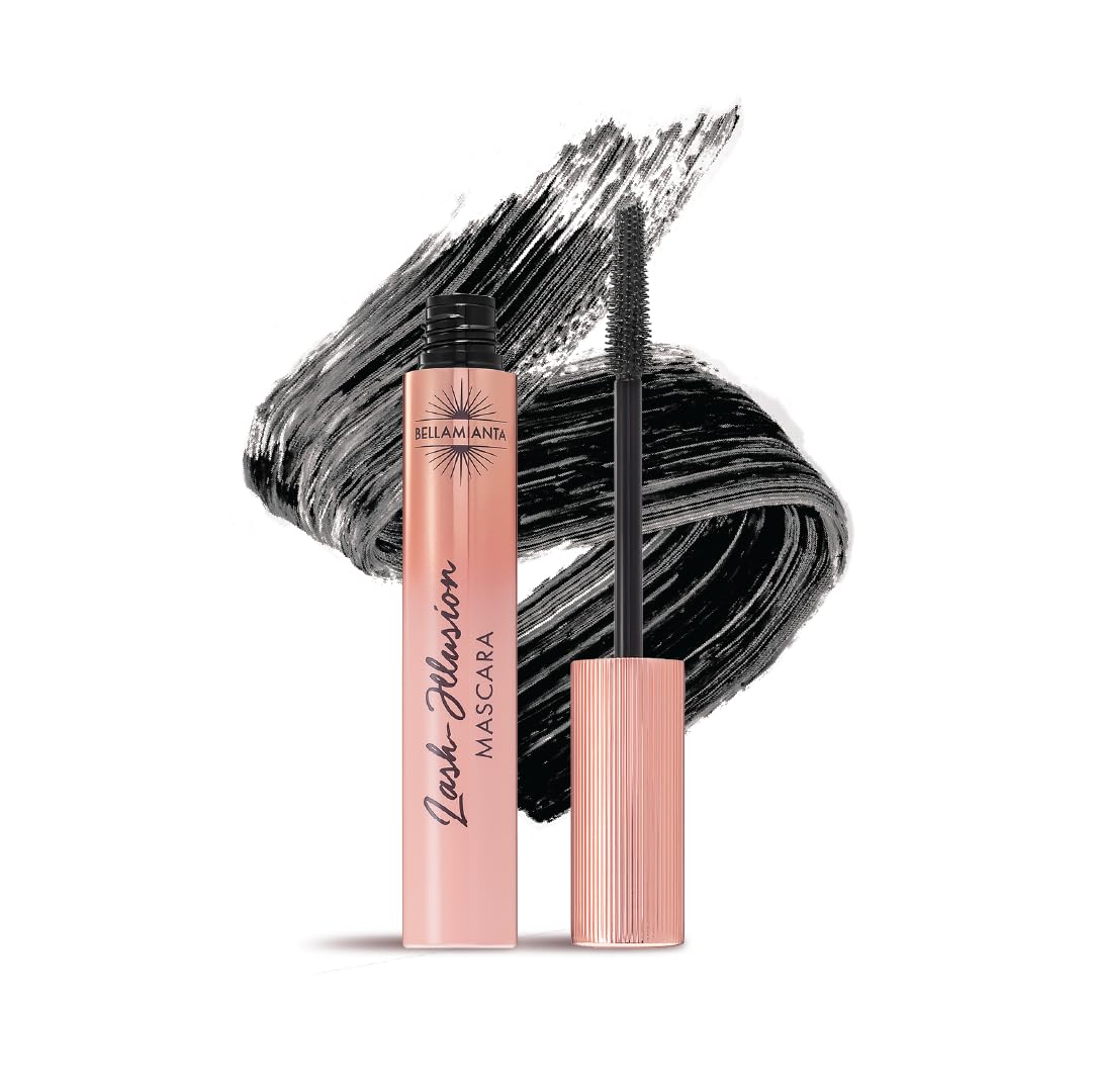 Bellamianta Lash Illusion Tubing Mascara, Waterproof, Smudge-Free, Black
