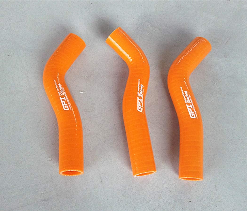 A T C Silicone Radiator Hose Compatible With KTM 250 SXF/SX-F/XC-F KTM 250SXF 2007 2008 2009 2010 Orange