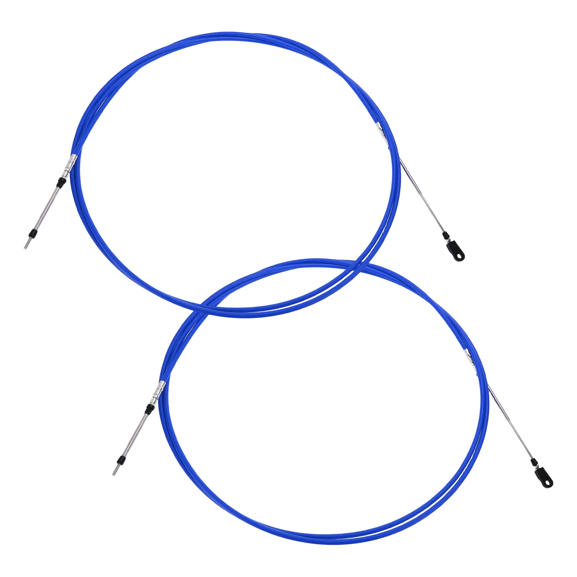 2 Pcs Cable De Control De Aceleración Y Cambio para Bote De 12 Pies Cable Remoto para Motor Fuera De Borda para Yamaha Reemplazo Azul