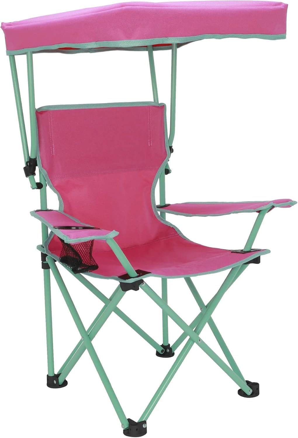 (Similar item). Folding Camping Chair Outdoor Rocking Chair with Canopy and Cup Holder Portable Outdoor Chair for Beach Picnic Camping Chairs (Pink)