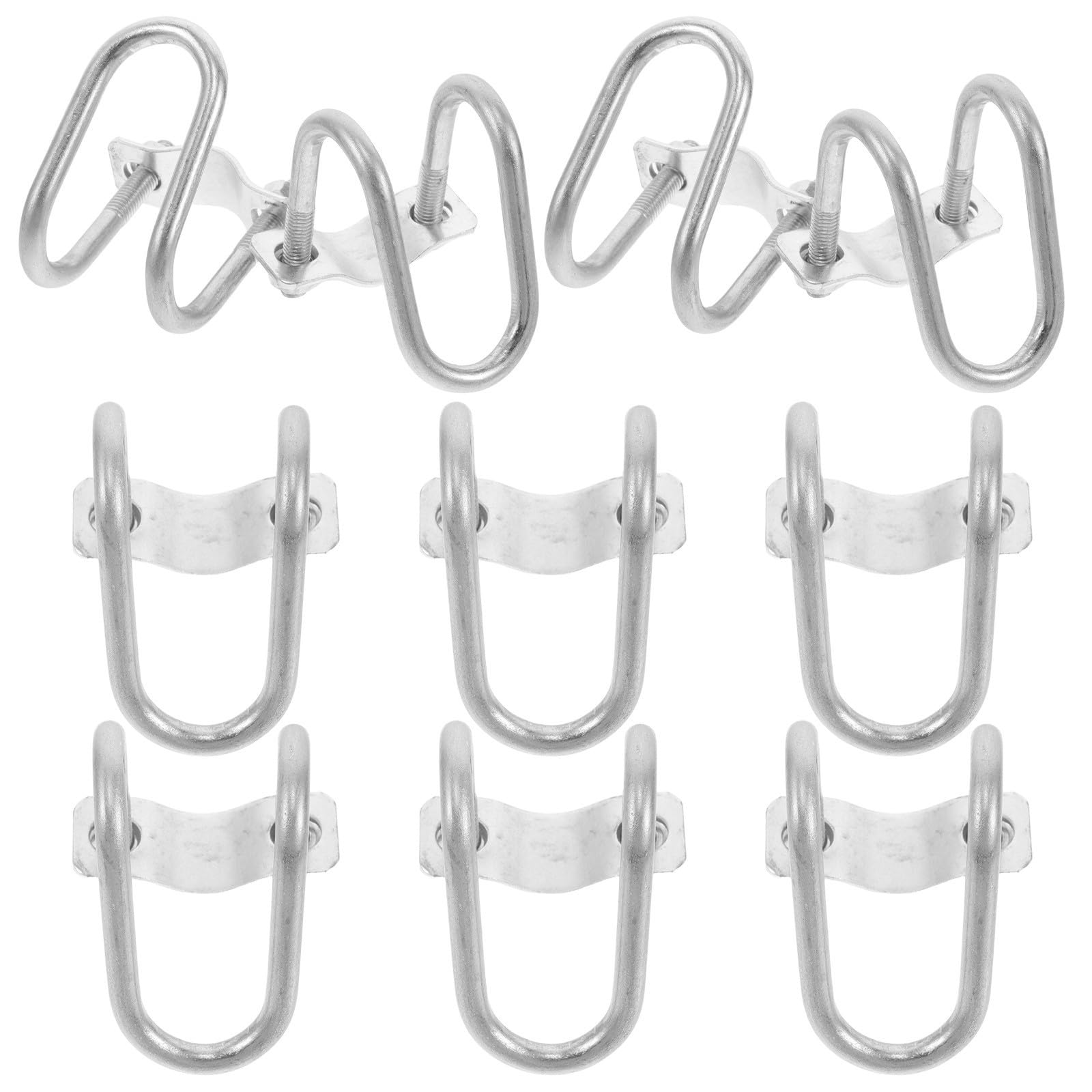 Fixateur de tube U vertical croisé pour réparer un cadre de tonnelle instable ou une serre