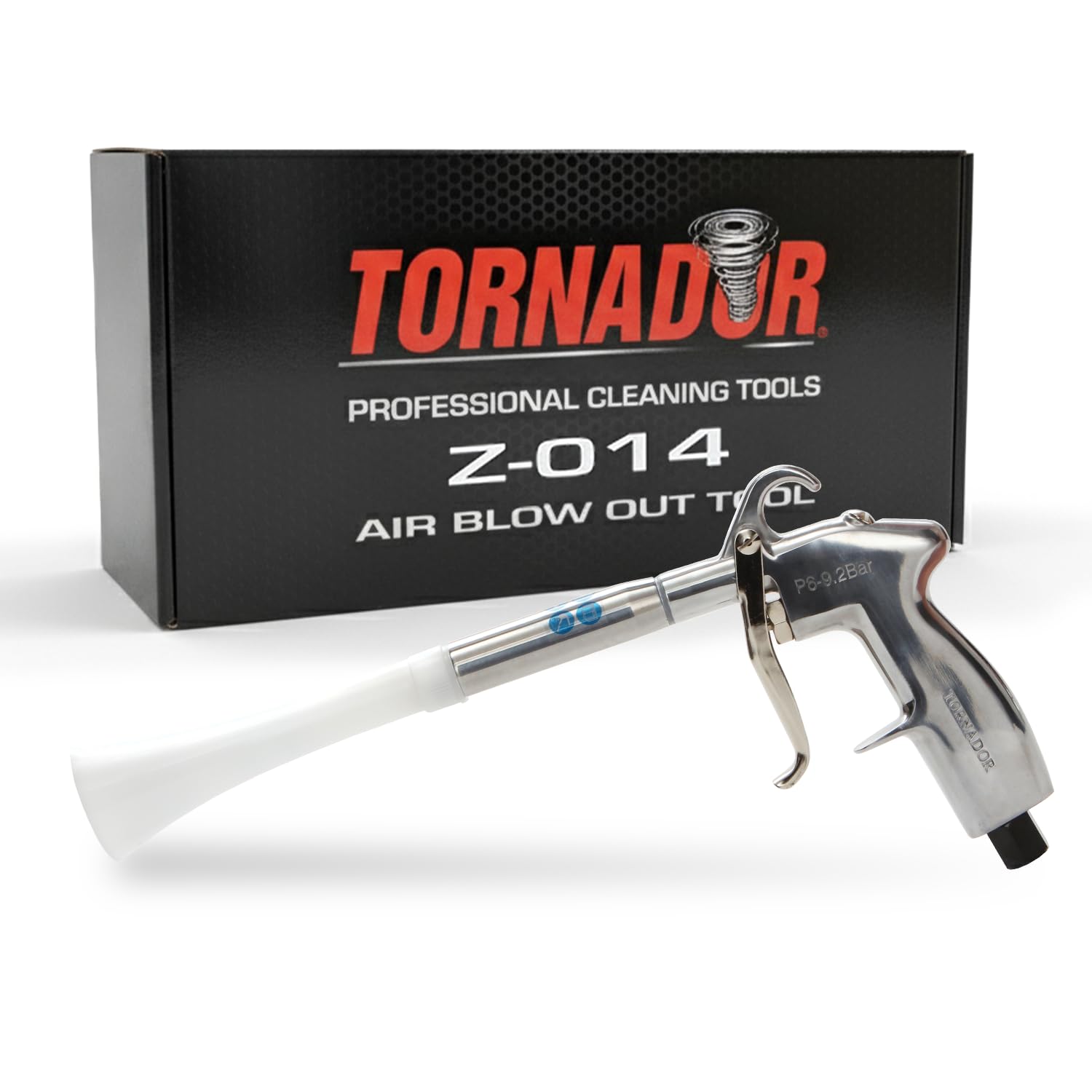 Tornador Z-014 Blow Out Tool - Clean and Air Dry Auto Surfaces with a Strong Gust of Air