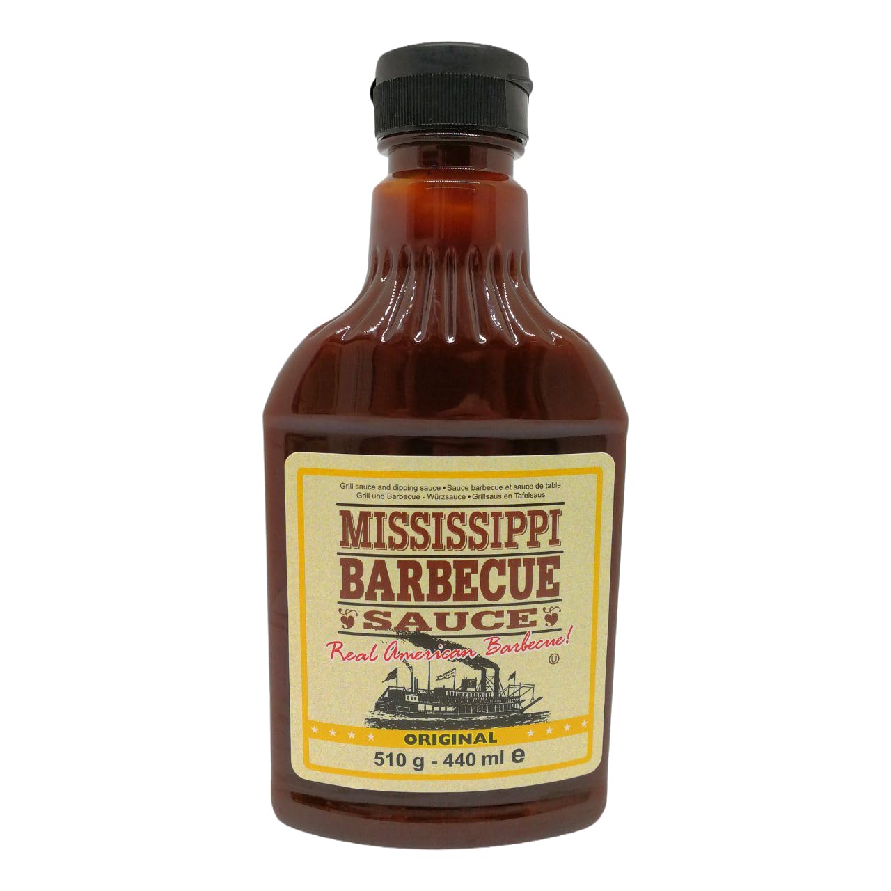 Das Beste im Vorteilspack - 5 X Mississippi BBQ Saucen - 5 X 510g (gesamt 2250g) by The Fremont Company