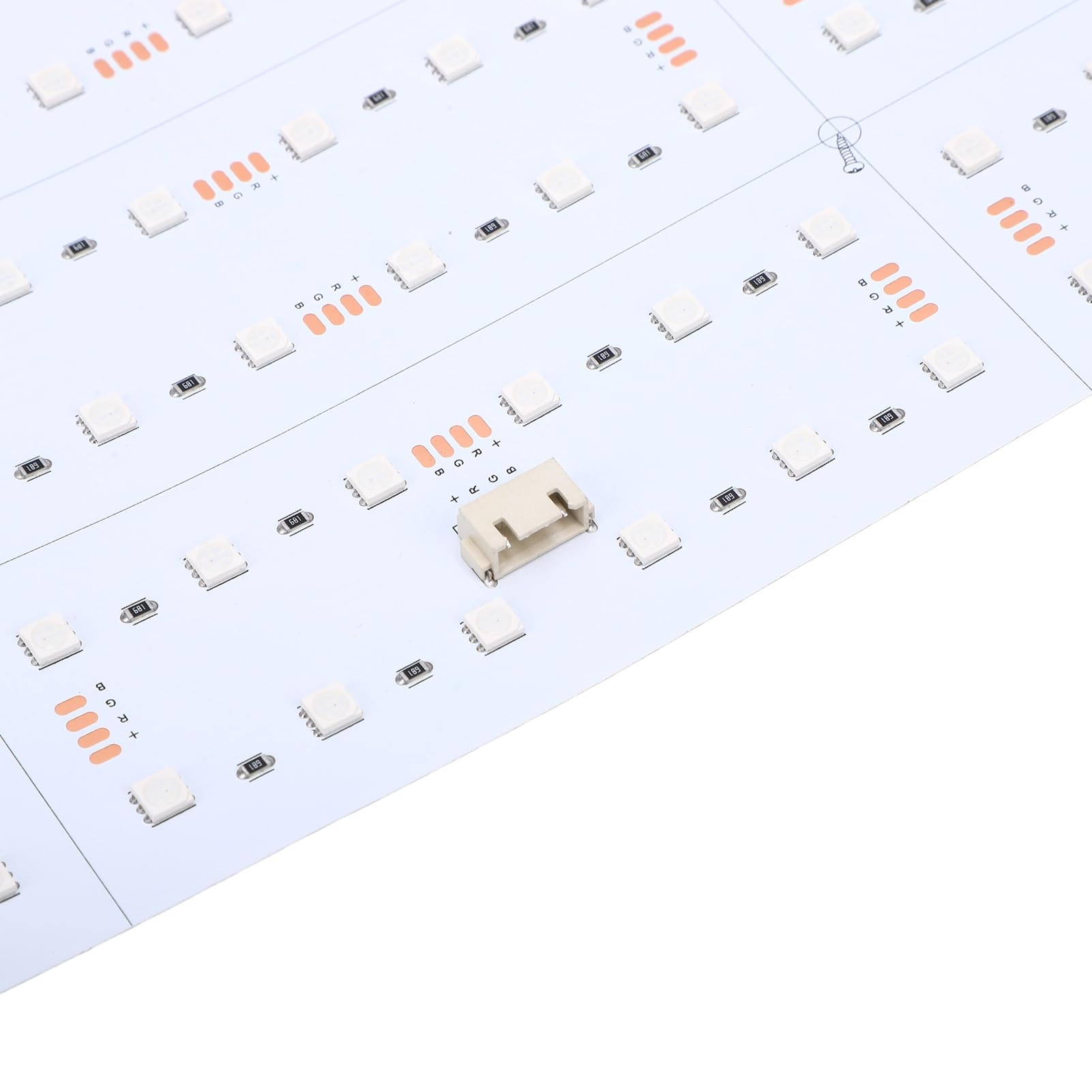Topiky LED-Hintergrundbeleuchtungsfolie, 20 Stück, Flexible RGB-Lichtpaneele für den Heim- und Hotelgebrauch, 245 X 500 Mm