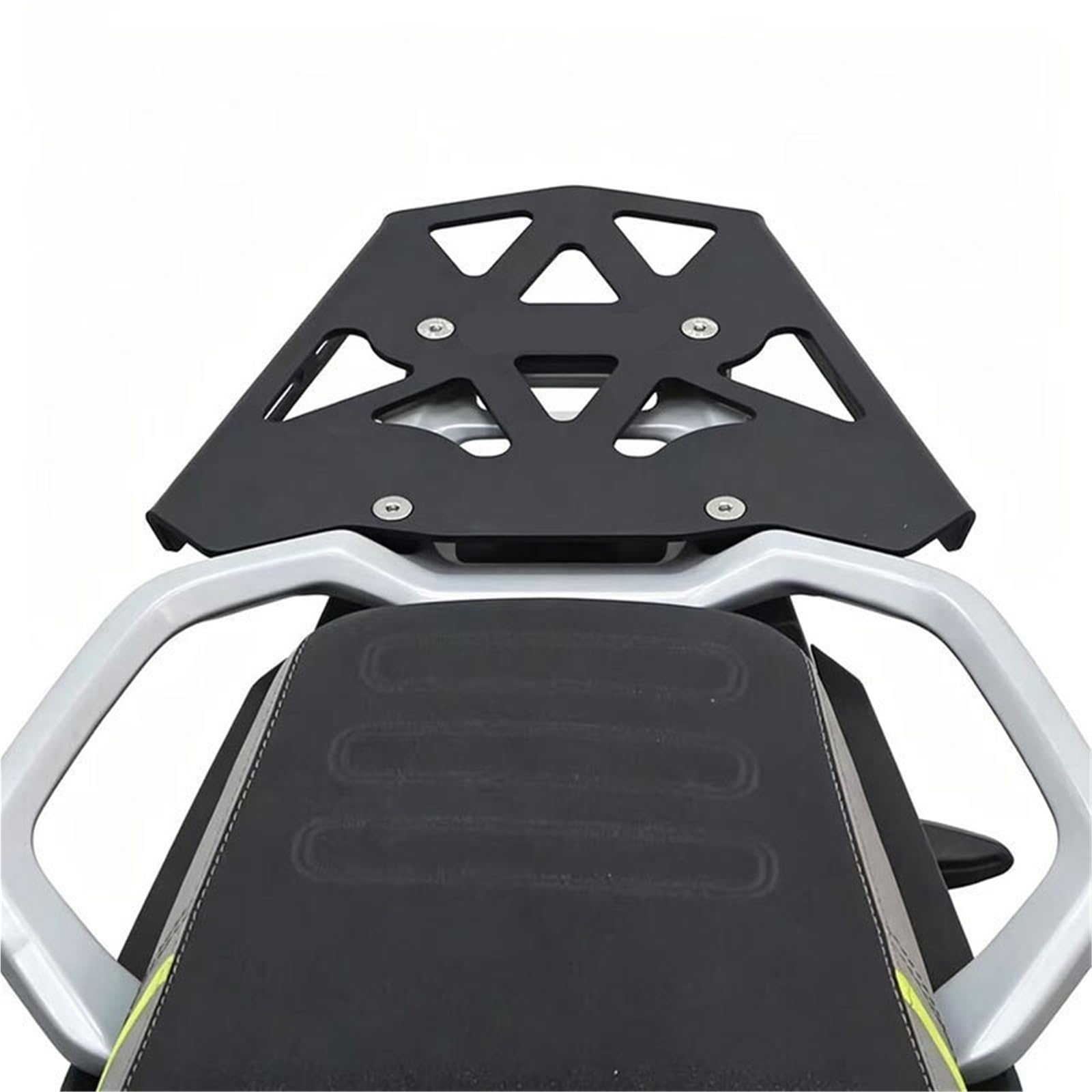 Portaequipajes Trasero para Moto Soporte para Equipaje Trasero de Motocicleta 450MT, Soporte de Caja Trasera, Accesorios de Base de Puerta Trasera agrandada(C)