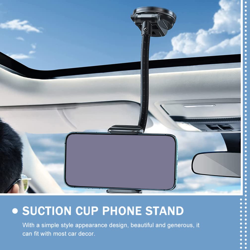 Gatuida Supporto per Cellulare Auto Ventosa Supporto Smartphone per Auto Rotazione Automatica Montaggio Veicolo per Telefono e Gps