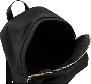 FENDI Baguette Logo Backpack, Black Nylon, Backpack for Women 8BZ048