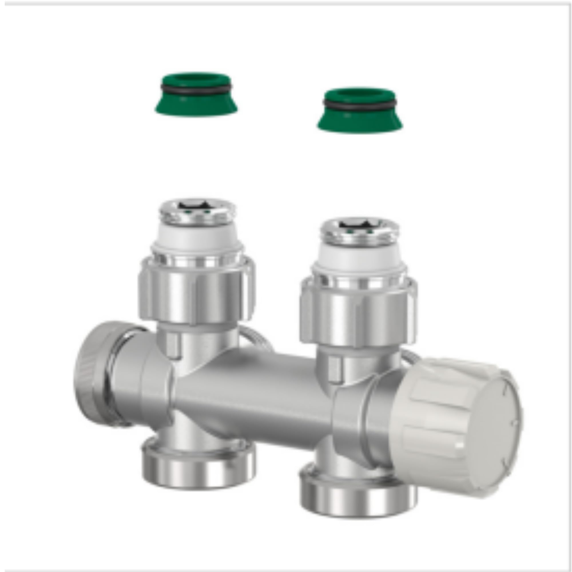 Simplex F12161 Variodesign - Kit para radiador de toallas y radiador (cromo)