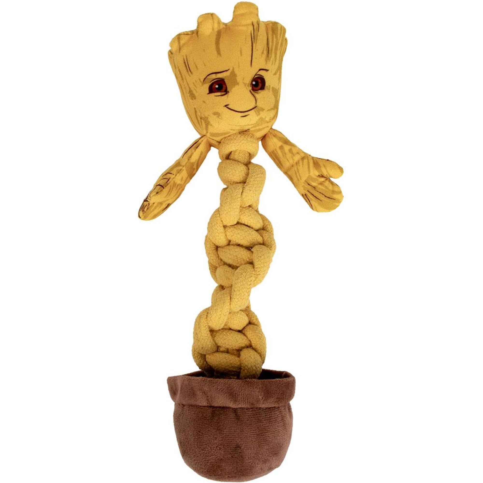 CERDÁ LIFE'S LITTLE MOMENTS Groot Guardians of The Galaxy Rope Dog Teether - Heavy Duty Rope Pet Toy, Great for Chewing, Teeth Cleaning and Playing